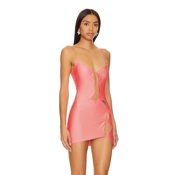 Mother of All Zya Mini Dress in Neon Orange - Picture 2 of 4